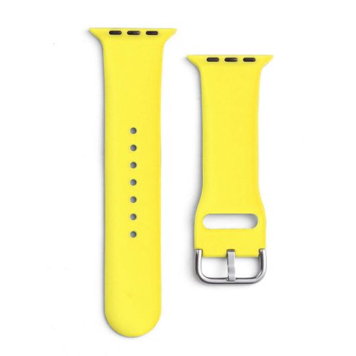 Silicone Strap APS Silicone Watch Band 8/7/6/5/4/3/2 / SE (41/40 / 38mm) Strap Watchband Yellow