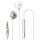 Baseus Encok H06 In-Ear Earphone Remote Control Headset Silver (NGH06-0S)