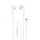 Dudao wired headphones USB Type C 1.2m white (X3B-W)