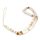 Guess pendant GUSTPEAW Phone Strap white/white Heishi Beads