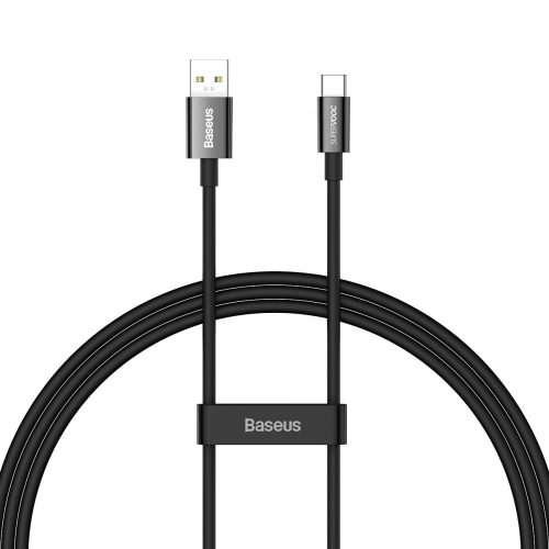 Baseus Superior Series SUPERVOOC USB-A to USB-C cable 65W 1m black