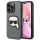 Karl Lagerfeld KLHCP14LSAPKHG iPhone 14 Pro 6,1" srebrny/silver hardcase Saffiano Karl's Head Patch