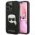 Karl Lagerfeld KLHCP14LSAPKHK iPhone 14 Pro 6,1" czarny/black hardcase Saffiano Karl's Head Patch