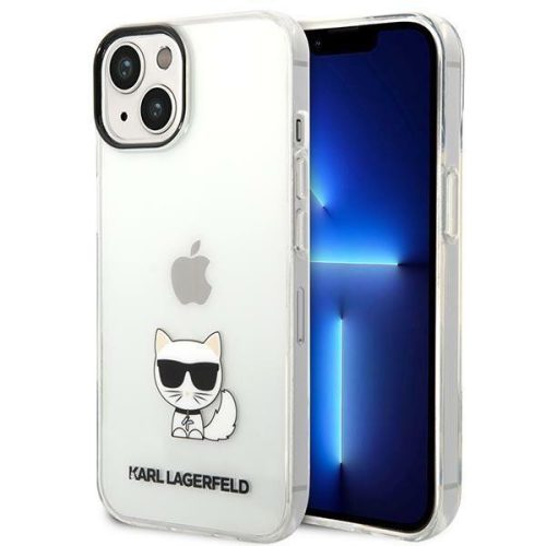 Karl Lagerfeld KLHCP14MCTTR iPhone 14 Plus 6.7 "hardcase clear / transparent Choupette Body