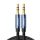 Ugreen AUX audio cable straight minijack 3.5 mm 1m blue (AV112)