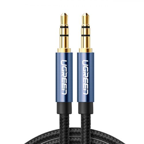 Ugreen audio cable AUX straight minijack 3.5 mm 2m blue (AV112)