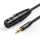 Ugreen audio cable 3.5mm mini jack (male) - XLR (female) 1m black (AV182)