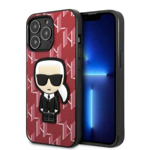 Karl Lagerfeld KLHCP13XPMNIKPI iPhone 13 Pro Max 6.7" hardcase red/red Monogram Ikonik Patch