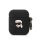 Karl Lagerfeld KLA2RUNIKK AirPods 1/2 cover black/black Silicone Karl Head 3D