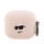 Karl Lagerfeld KLA3RUNCHP AirPods 3 cover pink/pink Silicone Choupette Head 3D