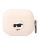 Karl Lagerfeld KLAPRUNCHP AirPods Pro cover pink/pink Silicone Choupette Head 3D