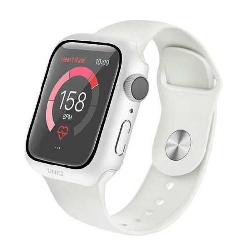 UNIQ case Nautic Apple Watch Series 4/5/6/SE 44mm biały/white