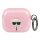 Karl Lagerfeld KLA3UKHGP AirPods 3 cover różowy/pink Glitter Karl's Head