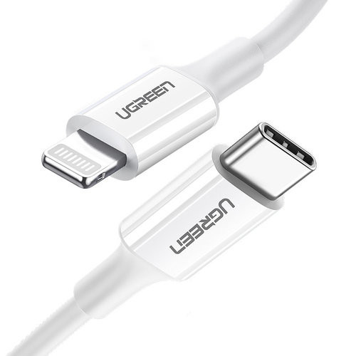 Ugreen cable MFi USB Type C - Lightning 20W 3A 1.5 m white (US171)