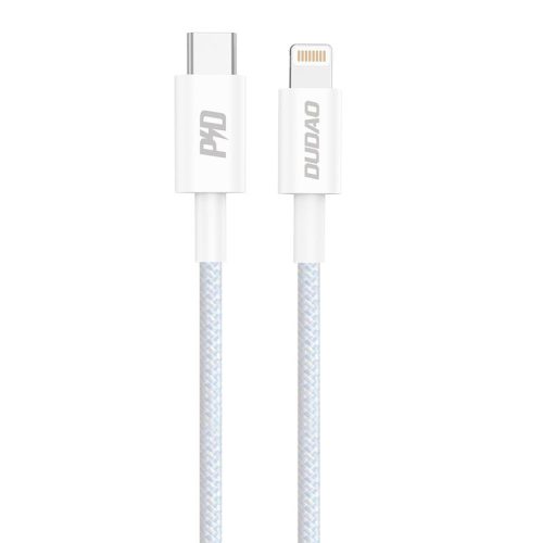 Dudao L6E cable USB Type C - Lightning PD 20W 1m white (L6E)