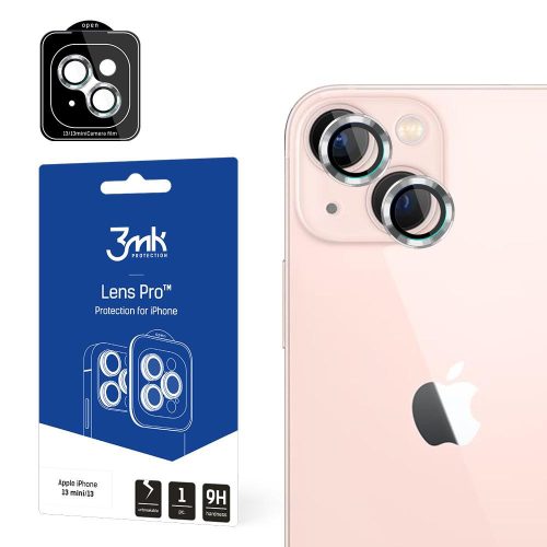 3MK Lens Protection Pro iPhone 13/13 Mini Camera lens protection with mounting frame 1 pc.