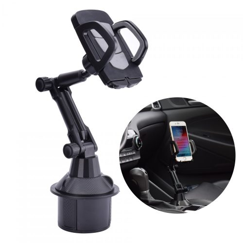 Smartphone car holder for cup holder black