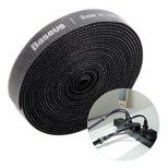 Baseus Rainbow Circle hook and loop Straps - Velcro tape Velcro cable organizer 3m gray (ACMGT-F0G)