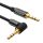 Wozinsky AUX cable angled (male-male) mini jack cable 3 m black