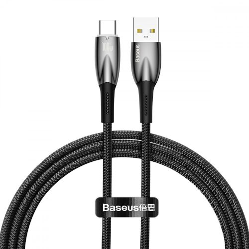 Baseus Glimmer Series fast charging cable USB-A - USB-C 100W 480Mbps 1m black