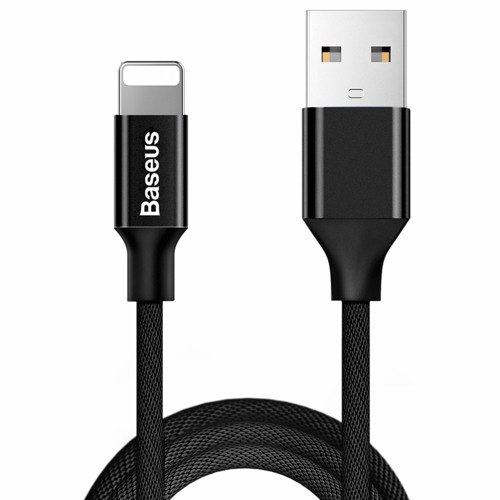 Baseus Yiven USB / Lightning Cable with Material Braid 1,8M black (CALYW-A01)