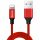 Baseus Yiven USB / Lightning Cable with Material Braid 1,8M red (CALYW-A09)