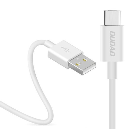 Dudao cable USB / USB Type C 3A 1m white (L1T white)