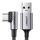 Ugreen angle cable USB - USB Type C 1m 3A gray (50941)