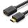 Ugreen cable cord adapter plug HDMI extension cable (female) - HDMI (male) 4K 10.2 Gbps 340 Mhz audio ethernet 0.5 m black (HD107 10140)