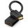 Ugreen adapter cable HDMI (female) - mini HDMI (male) 4K 60 Hz Ethernet HEC ARC audio 32 channels 22 cm black (20137)