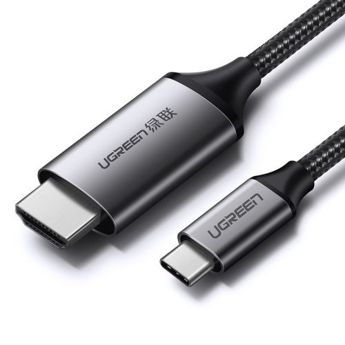 Ugreen cable HDMI cable - USB Type C 4K 60 Hz 1.5 m black-gray (MM142 50570)