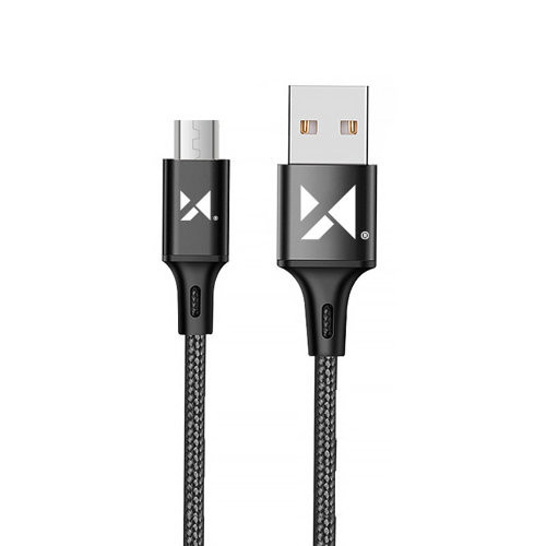 Wozinsky cable USB - microUSB 2,4A 1m black (WUC-M1B)