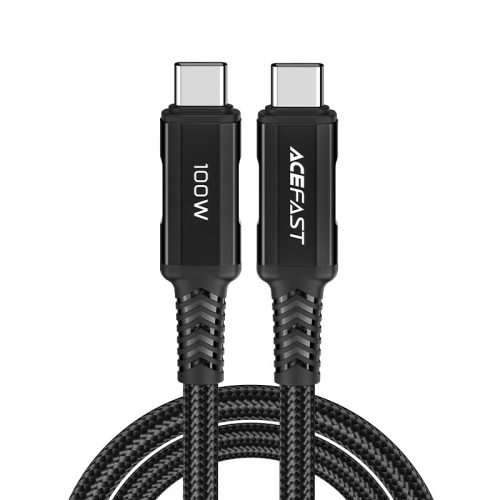 Acefast cable USB Type C - USB Type C 2m, 100W (20V / 5A) black (C4-03 Black)