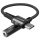 Acefast audio cable USB Type C - 3.5mm mini jack (female) 18cm, DAC, AUX black (C1-07 black)