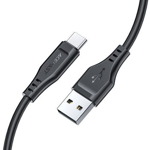 Acefast USB cable - USB Type C 1.2m, 3A black (C3-04 black)