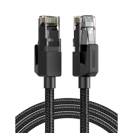 Ugreen cable internet network cable Ethernet patchcord RJ45 Cat 6 UTP 1000Mbps 2m black (20160)