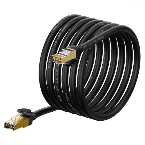 Baseus Speed Seven High Speed Network Cable RJ45 10Gbps 5m Black (WKJS010501)