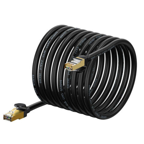 Baseus Speed Seven High Speed RJ45 Network Cable 10Gbps 15m Black (WKJS010801)