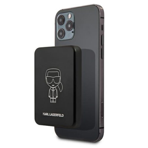 Karl Lagerfeld Powerbank indukcyjny KLPBMSOIBK 3000mAh MagSafe