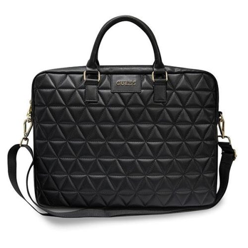 Guess Torba GUCB15QLBK 16" czarna/black Quilted