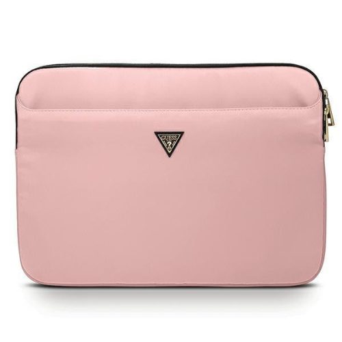 Guess Sleeve GUCS13NTMLLP 13" różowy /pink Nylon Triangle Logo