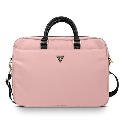 Guess Bag GUCB15NTMLLP 16" pink/pink Nylon Triangle Logo