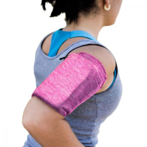 Elastic fabric armband armband for running fitness S pink